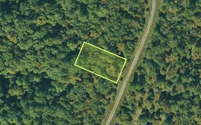 Aerial view of VAN BUREN County parcel 4550-02029-0000 — Arkansas post-auction with approximate parcel outline