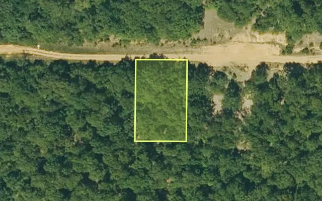 Aerial view of IZARD County parcel 800-05441-000 — Arkansas post-auction with approximate parcel outline