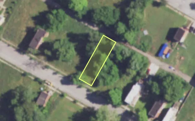Aerial view of 3969 FINNEY AV — vacant lot, St. Louis with approximate parcel outline