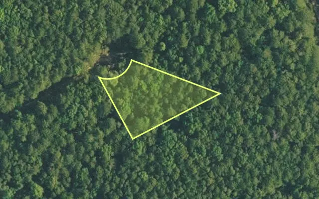 Aerial view of VAN BUREN County parcel 4400-18238-0000 — Arkansas post-auction with approximate parcel outline