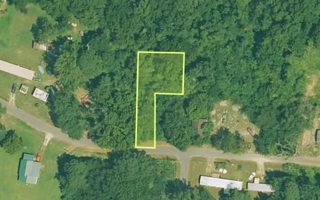Aerial view of COLUMBIA County parcel 02-00090-00000 — Arkansas post-auction with approximate parcel outline