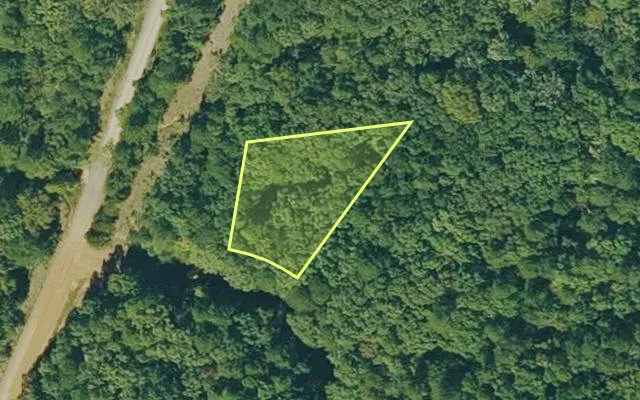 Aerial view of VAN BUREN County parcel 4300-03133-0000 — Arkansas post-auction with approximate parcel outline
