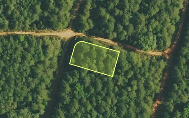 Aerial view of VAN BUREN County parcel 4200-02472-0000 — Arkansas post-auction with approximate parcel outline