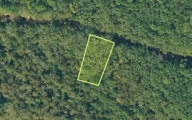 Aerial view of VAN BUREN County parcel 4300-02146-0000 — Arkansas post-auction with approximate parcel outline