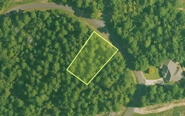 Aerial view of GARLAND County parcel 57479 — Arkansas post-auction with approximate parcel outline