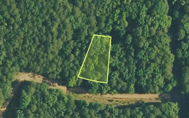 Aerial view of VAN BUREN County parcel 4400-14228-0000 — Arkansas post-auction with approximate parcel outline