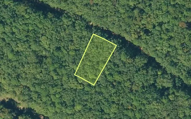 Aerial view of VAN BUREN County parcel 4300-02155-0000 — Arkansas post-auction with approximate parcel outline