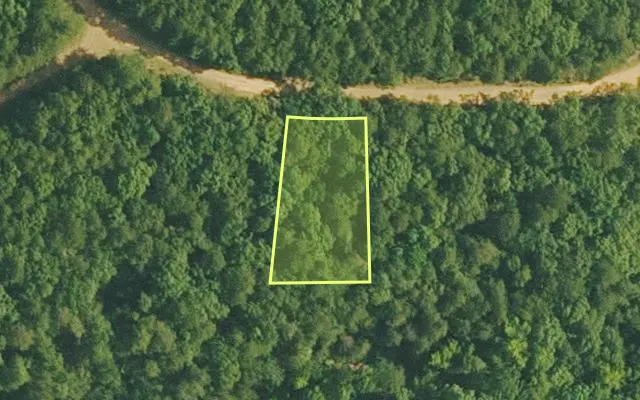 Aerial view of VAN BUREN County parcel 4400-21177-0000 — Arkansas post-auction with approximate parcel outline