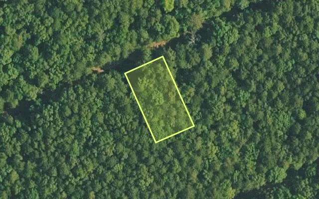 Aerial view of VAN BUREN County parcel 4400-12273-0000 — Arkansas post-auction with approximate parcel outline