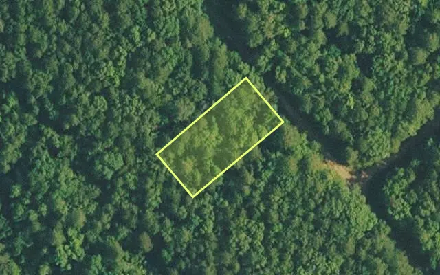 Aerial view of VAN BUREN County parcel 4400-12123-0000 — Arkansas post-auction with approximate parcel outline