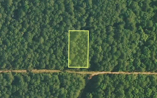 Aerial view of VAN BUREN County parcel 4500-02189-0000 — Arkansas post-auction with approximate parcel outline