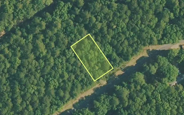 Aerial view of VAN BUREN County parcel 4400-11046-0000 — Arkansas post-auction with approximate parcel outline