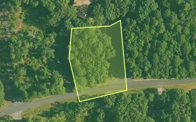 Aerial view of HOT SPRING County parcel 633-13072-000 — Arkansas post-auction with approximate parcel outline