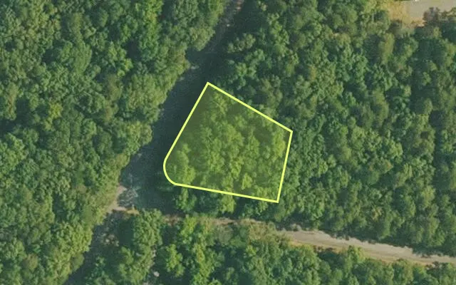 Aerial view of VAN BUREN County parcel 4400-22133-0000 — Arkansas post-auction with approximate parcel outline