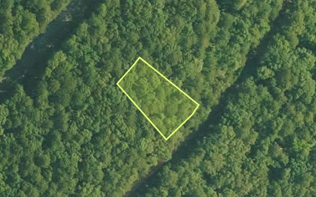 Aerial view of VAN BUREN County parcel 4050-08072-0000 — Arkansas post-auction with approximate parcel outline