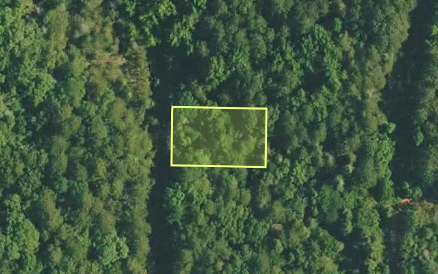 Aerial view of VAN BUREN County parcel 4500-02099-0000 — Arkansas post-auction with approximate parcel outline