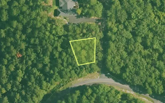 Aerial view of SALINE County parcel 572-00059-000 — Arkansas post-auction with approximate parcel outline