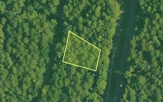 Aerial view of SALINE County parcel 496-00097-000 — Arkansas post-auction with approximate parcel outline