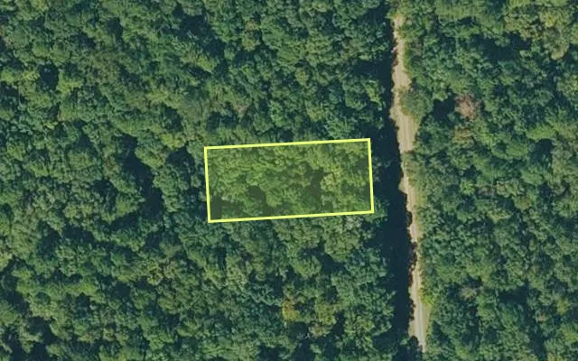 Aerial view of VAN BUREN County parcel 4300-15098-0000 — Arkansas post-auction with approximate parcel outline