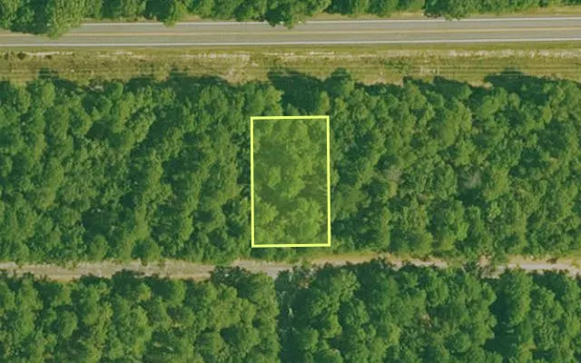 Aerial view of GARLAND County parcel 69396 — Arkansas post-auction with approximate parcel outline