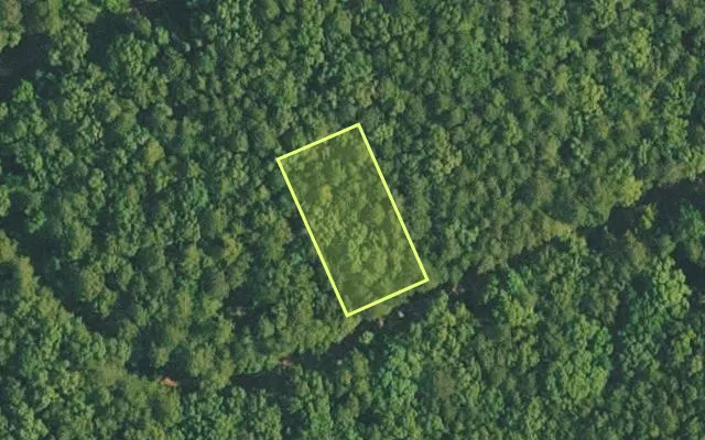 Aerial view of VAN BUREN County parcel 4400-12265-0000 — Arkansas post-auction with approximate parcel outline
