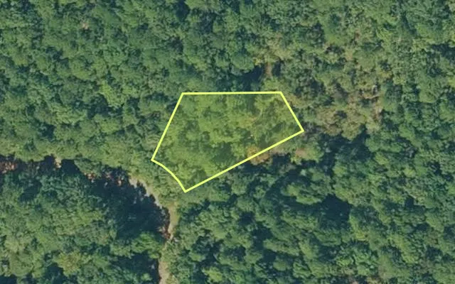 Aerial view of VAN BUREN County parcel 4300-13033-0000 — Arkansas post-auction with approximate parcel outline