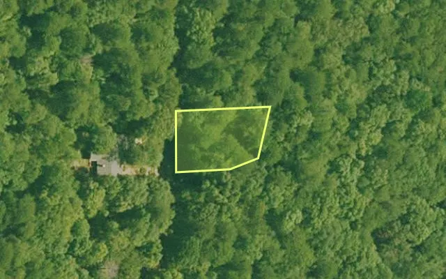Aerial view of GARLAND County parcel 74277 — Arkansas post-auction with approximate parcel outline