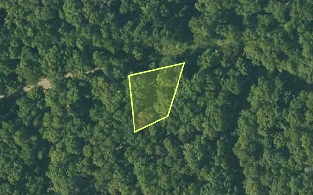 Aerial view of FULTON County parcel 240-15214-000 — Arkansas post-auction with approximate parcel outline