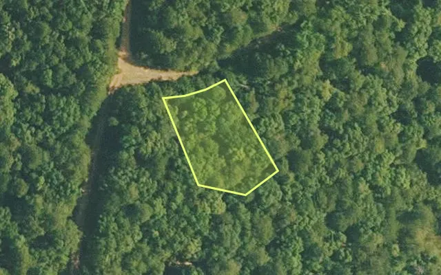 Aerial view of VAN BUREN County parcel 4050-03202-0000 — Arkansas post-auction with approximate parcel outline