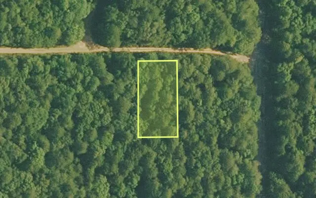 Aerial view of VAN BUREN County parcel 4400-19260-0000 — Arkansas post-auction with approximate parcel outline
