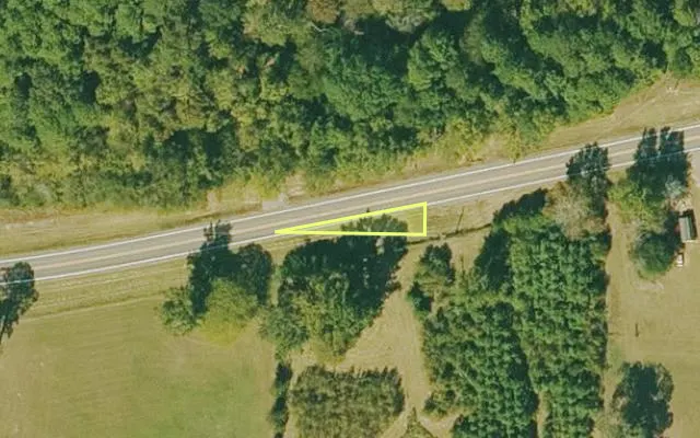 Aerial view of PERRY County parcel 001-38407-001 — Arkansas post-auction with approximate parcel outline