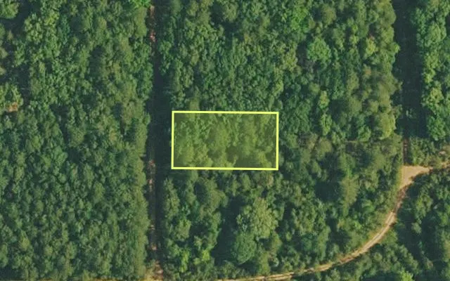 Aerial view of VAN BUREN County parcel 4200-02291-0000 — Arkansas post-auction with approximate parcel outline