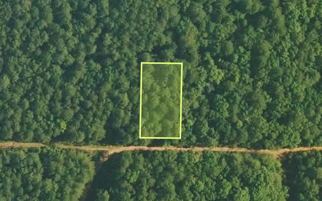 Aerial view of VAN BUREN County parcel 4500-02187-0000 — Arkansas post-auction with approximate parcel outline