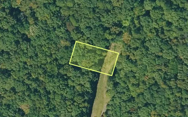 Aerial view of VAN BUREN County parcel 4300-04003-0000 — Arkansas post-auction with approximate parcel outline