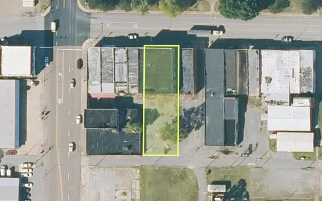 Aerial view of MONROE County parcel 1101-00120-000 — Arkansas post-auction with approximate parcel outline
