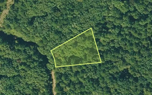 Aerial view of VAN BUREN County parcel 4300-03135-0000 — Arkansas post-auction with approximate parcel outline