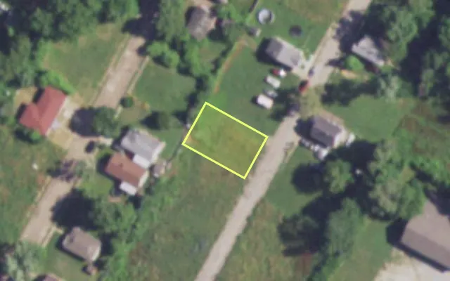 Aerial view of 3047 MARNICE PL — vacant lot, St. Louis with approximate parcel outline