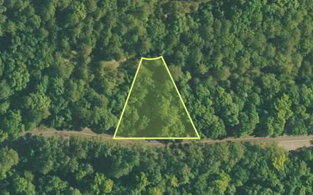 Aerial view of VAN BUREN County parcel 4400-21270-0000 — Arkansas post-auction with approximate parcel outline
