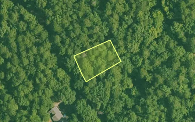 Aerial view of SALINE County parcel 588-00055-000 — Arkansas post-auction with approximate parcel outline