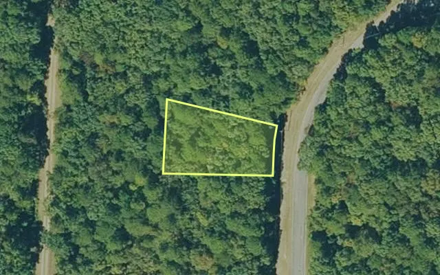 Aerial view of VAN BUREN County parcel 4300-15003-0000 — Arkansas post-auction with approximate parcel outline
