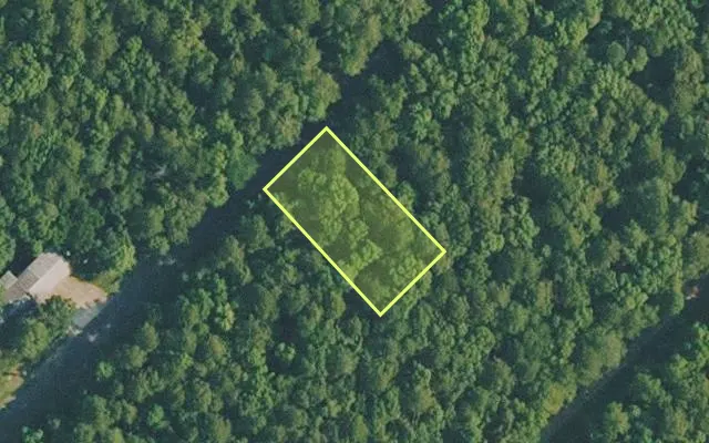 Aerial view of VAN BUREN County parcel 4400-09238-0000 — Arkansas post-auction with approximate parcel outline