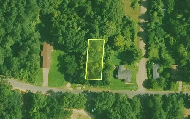 Aerial view of OUACHITA County parcel 390-00003-000R — Arkansas post-auction with approximate parcel outline