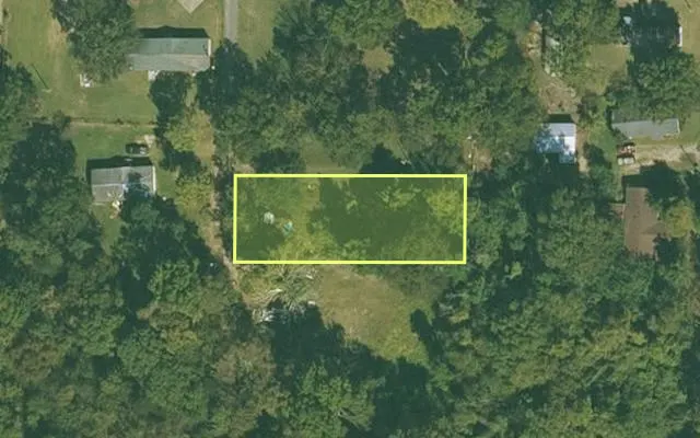 Aerial view of LINCOLN County parcel 701-00207-000 — Arkansas post-auction with approximate parcel outline