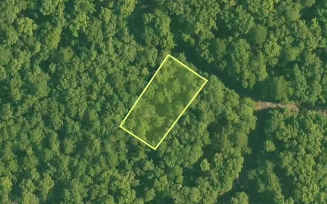 Aerial view of SALINE County parcel 516-00197-000 — Arkansas post-auction with approximate parcel outline