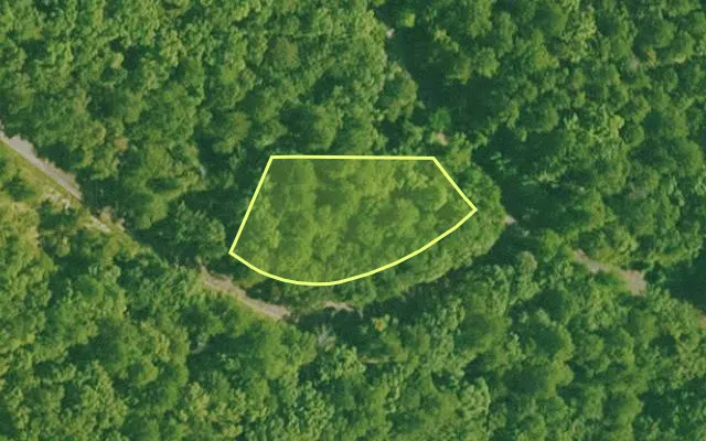 Aerial view of SALINE County parcel 564-00167-000 — Arkansas post-auction with approximate parcel outline