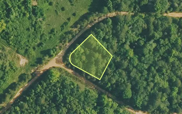 Aerial view of VAN BUREN County parcel 4200-01093-0000 — Arkansas post-auction with approximate parcel outline