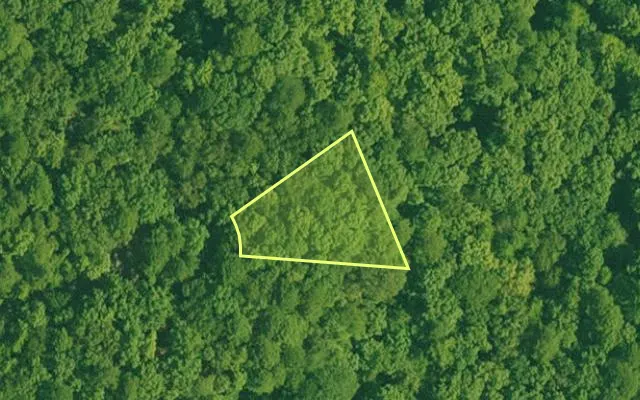 Aerial view of GARLAND County parcel 68664 — Arkansas post-auction with approximate parcel outline