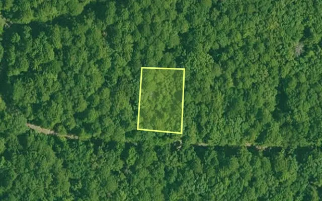 Aerial view of GARLAND County parcel 66422 — Arkansas post-auction with approximate parcel outline