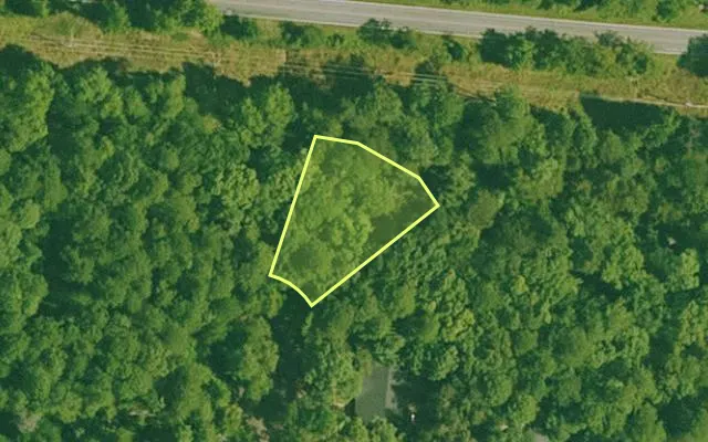 Aerial view of GARLAND County parcel 68897 — Arkansas post-auction with approximate parcel outline