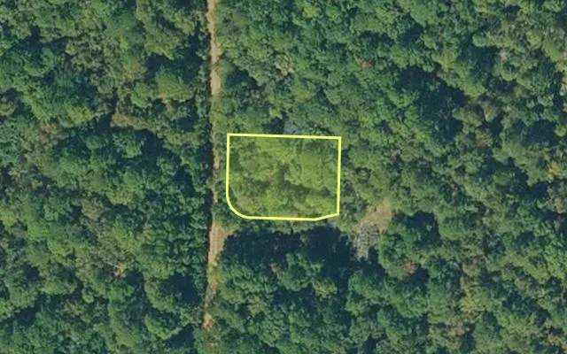 Aerial view of VAN BUREN County parcel 4300-13076-0000 — Arkansas post-auction with approximate parcel outline